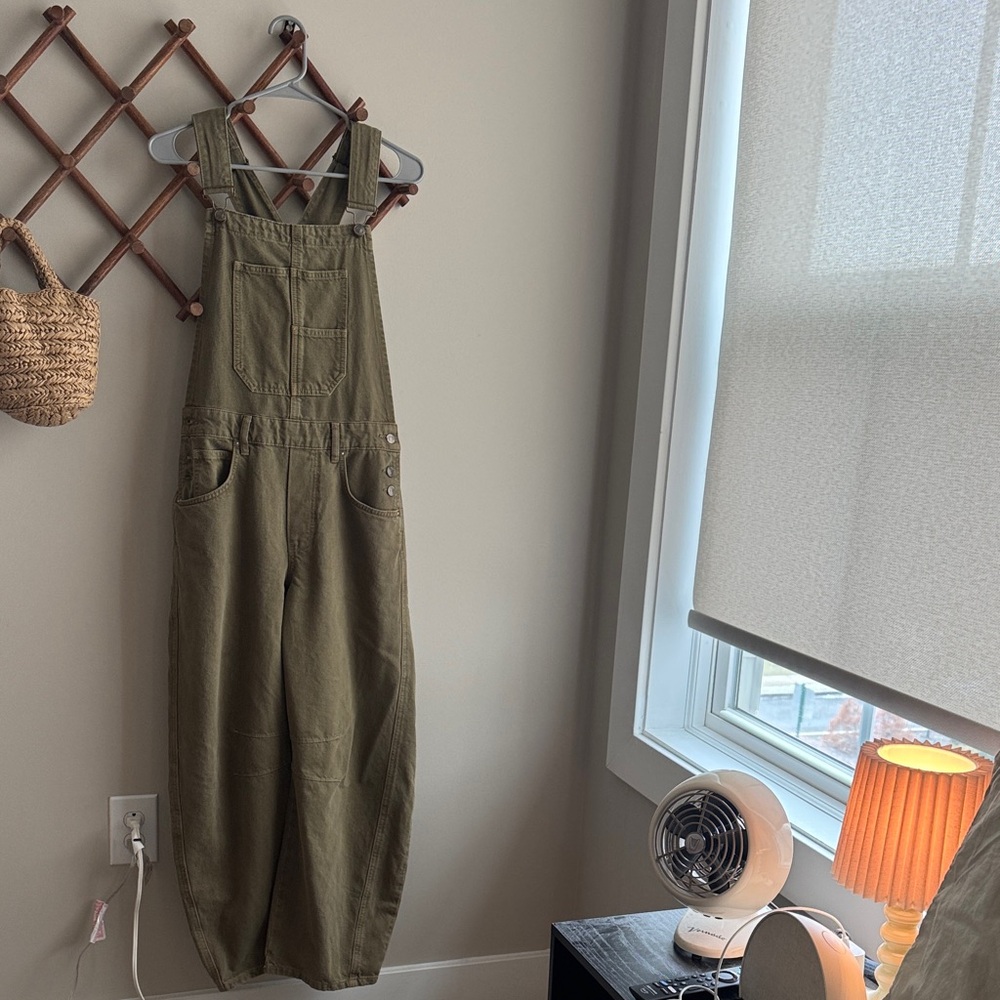 Free People Women's Barrel Overalls